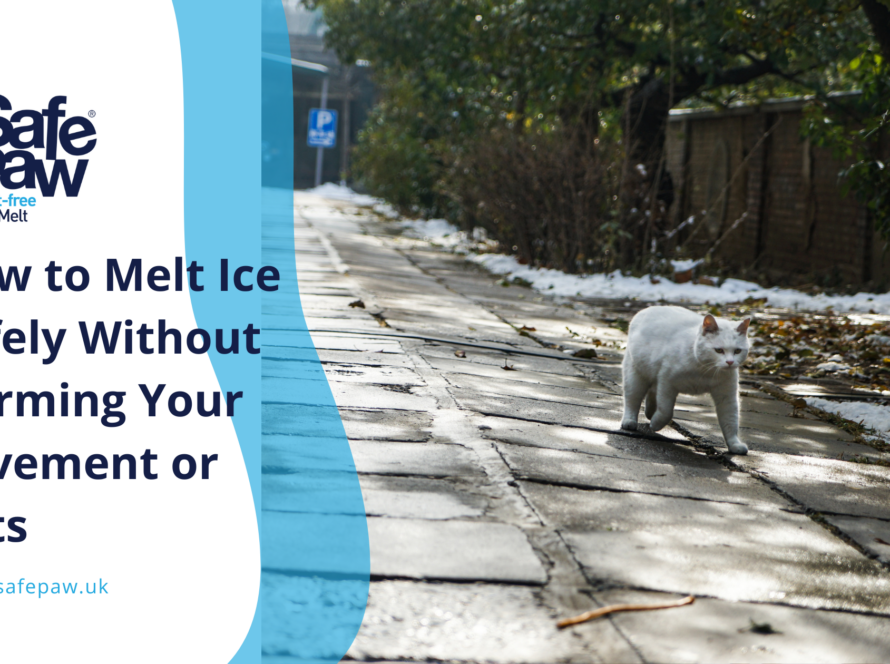 Eco-friendly ice melt protecting pavement and plants