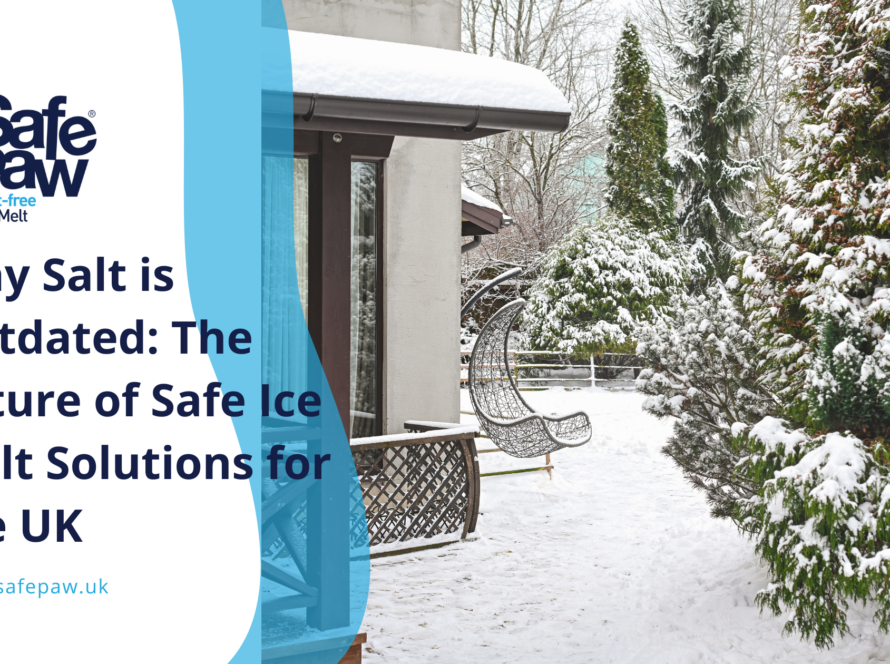 Non-toxic ice melt ensuring pet safety during winter