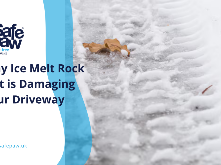 Discover how ice melt rock salt damages your driveway and why switching to safe, salt-free alternatives like Safe Paw is the best way to protect your property this winter.